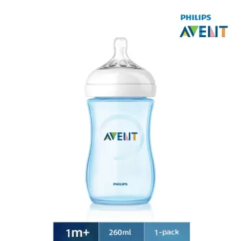 Philips Avent Natural bottle Blue 260ml Single