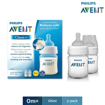 Philips Avent Anti-Colic Bottle 0m+ 125 ml Double