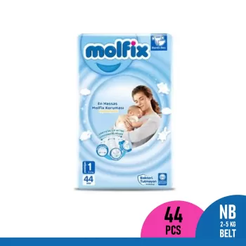 Molfix Twin Newborn Belt 2-5 Kg 44 Pcs